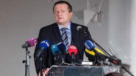 Damir Boras na konferenciji za medije