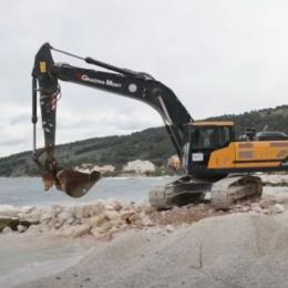 Nasipavanje plaža Ćiovo